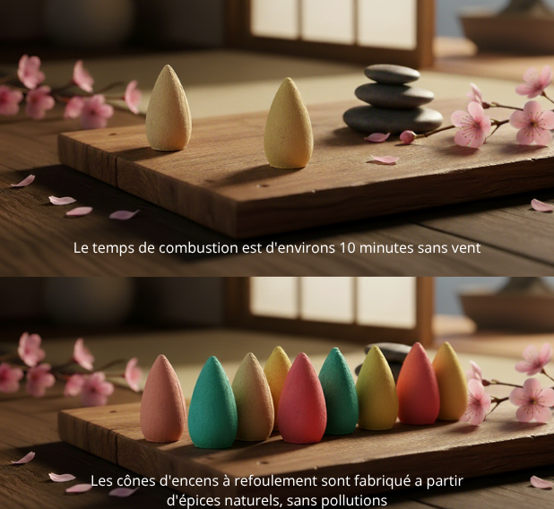 Cônes d'Encens Cascade japonaise
